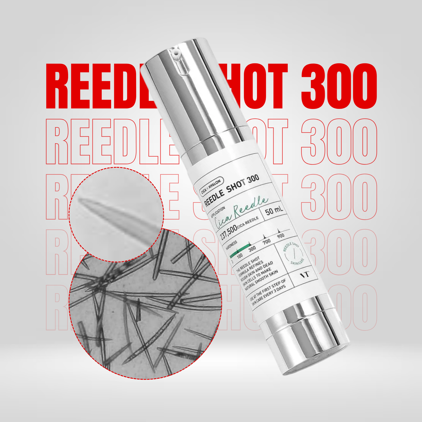 Reedle Shot 300: Micro-agujas de Absorción Profunda para una Piel de Porcelana