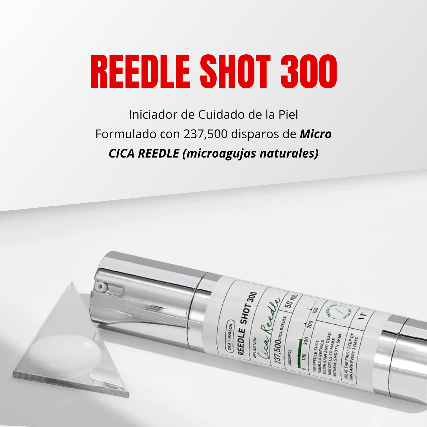 Reedle Shot 300: Micro-agujas de Absorción Profunda para una Piel de Porcelana